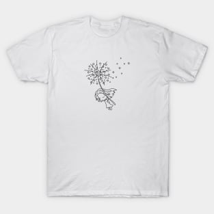 Dandelion Love Fairy Magic Girls Freedom Dreams Cute Manga Kawaii Forever Gift T-Shirt